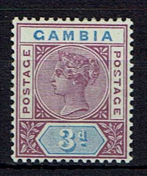 Image of Gambia SG 41a LMM British Commonwealth Stamp